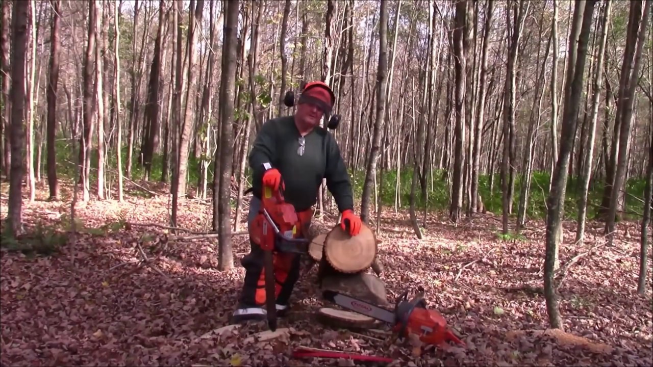 Holzfforma G372 FIRST Job & Impressions; And How To Set "Squish" On A 361 Chainsaw Cylinder