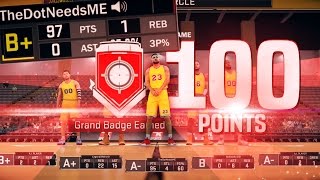 Shot over 3 defenders with a few seconds left for 100 points?!?