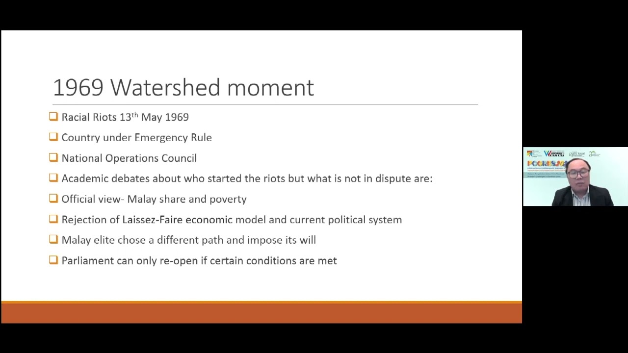 Keynote: Malaysian Politics during Covid19: the search for political stability