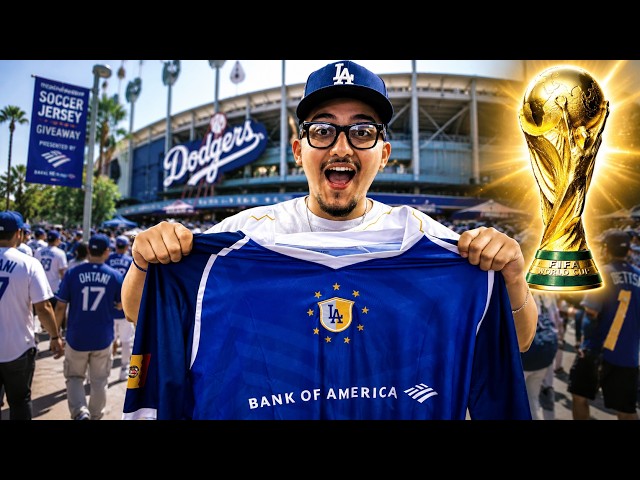 Dodger Stadium Went FULL World Cup Mode - YouTube