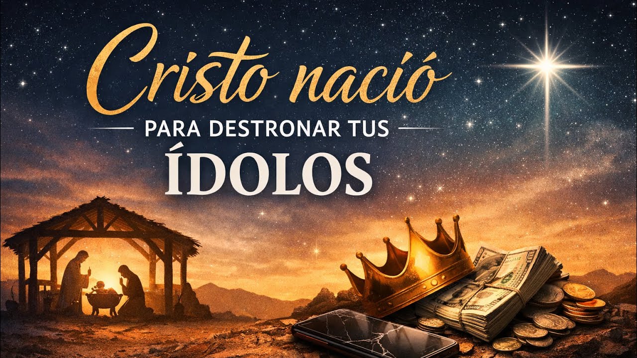E. BÍBLICO#15. CRISTO NACE PARA DESTRONAR TUS ÍDOLOS. DICIEMBRE 25, 2025.