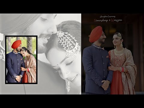 Punjabi Wedding | Cinematic | Simerdeep  ❤️ Warjan Kaur | BollywoodPhotoStudios | Ludhiana | Punjab