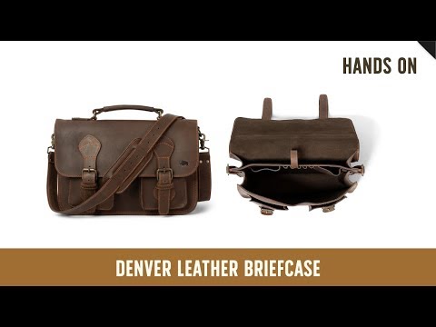 buffalo jackson denver leather briefcase