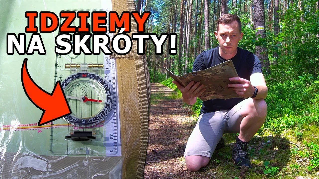 Skracamy drogę na AZYMUT! MAPA + KOMPAS