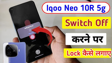 Iqoo neo 10r 5g me switch off password Kaise lagaye /password required to power off in Iqoo neo 10r