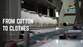 This is how t-shirts out of cotton fibres are made