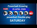 Powerball drawing live Results 25 Apr 2026 | powerball drawing live today