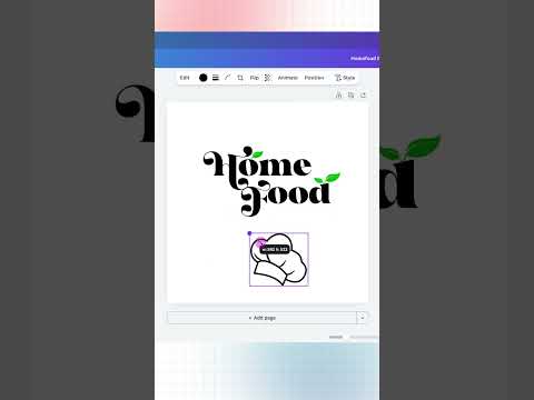I designed a logo in Canva #tutorial #canvatips