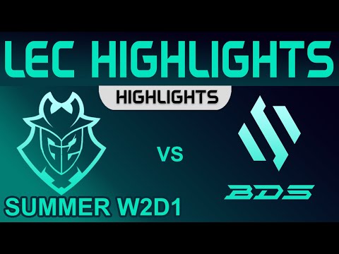 G2 vs BDS Highlights LEC Summer Season 2022 W2D1 G2 Esports vs Team BDS by Onivia