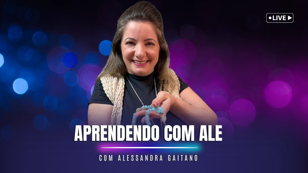 Aprendendo com Ale: Como Fazer um Terço de Cristal São José | Live #01