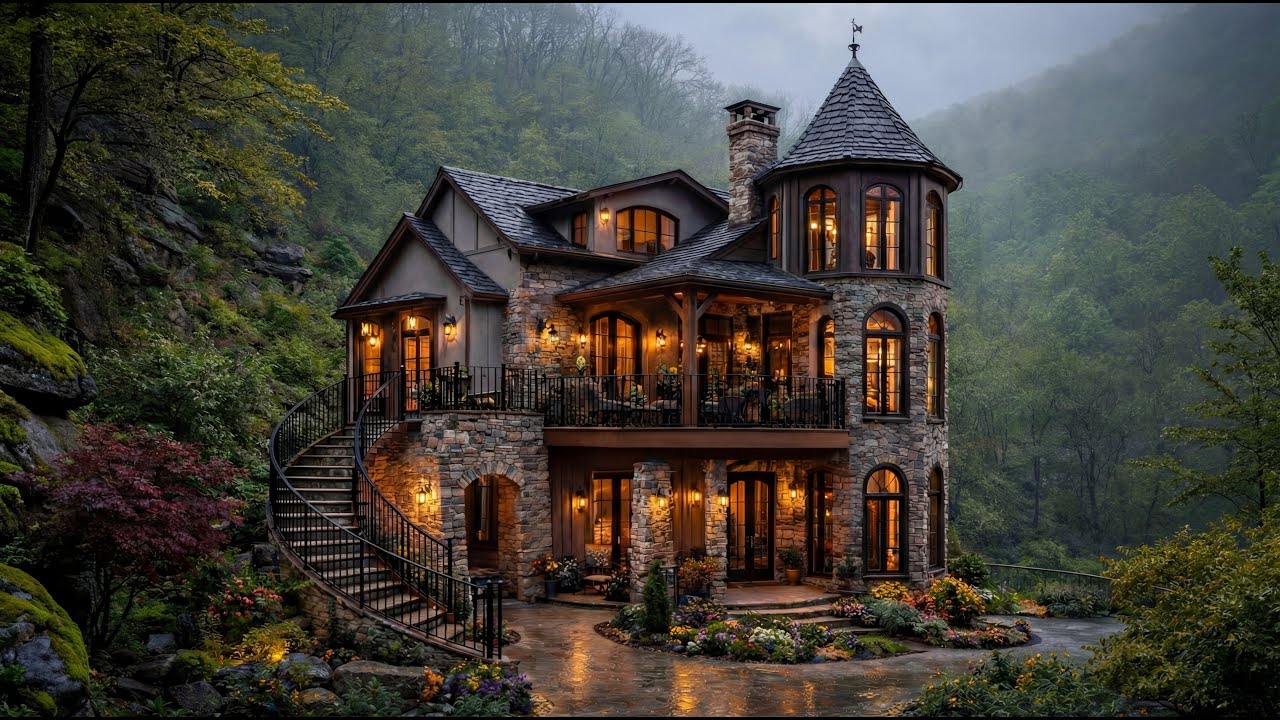 Inside a Fairytale Stone Cottage in the Forest | Dream Home Tour