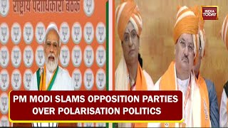 PM Narendra Modi Slams Opposition Over Polarisation Politics, Says They're Trying To Divide Society