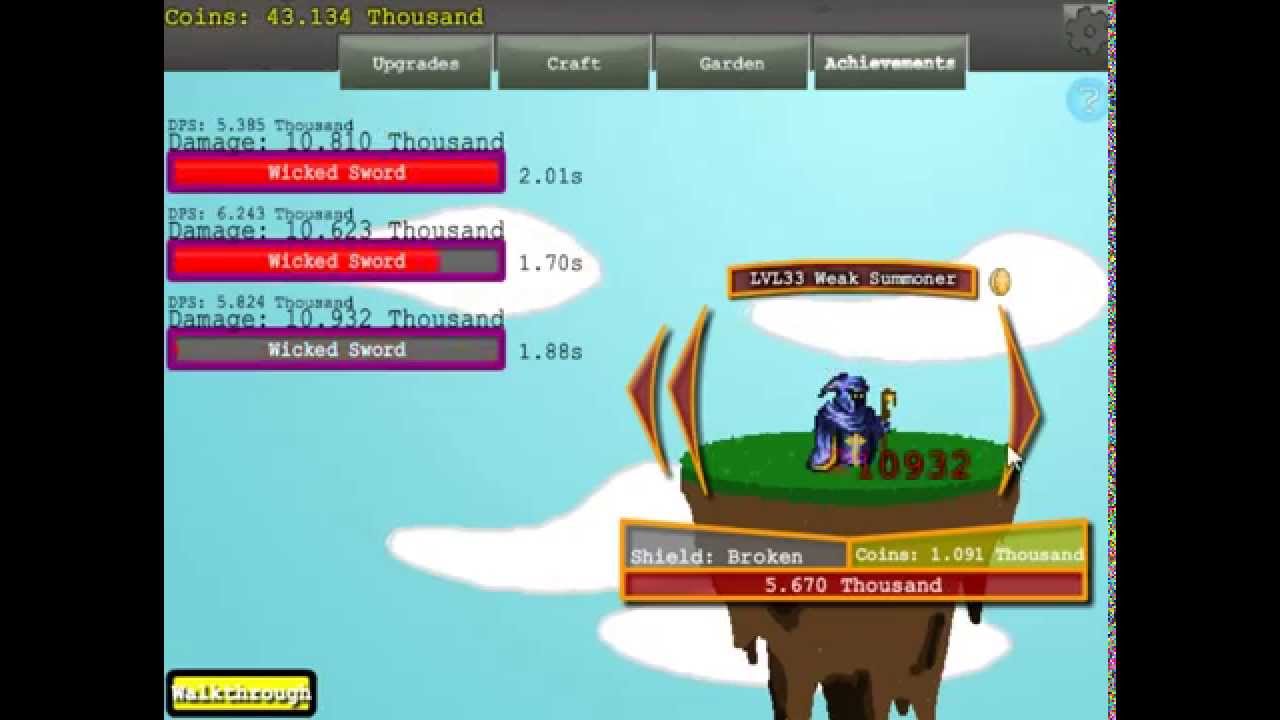 auto attack (убиваем монстров)