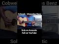 Mercedes Benz solo on acoustic. #cobweb #mercedesbenzma #guitar #nepalirock