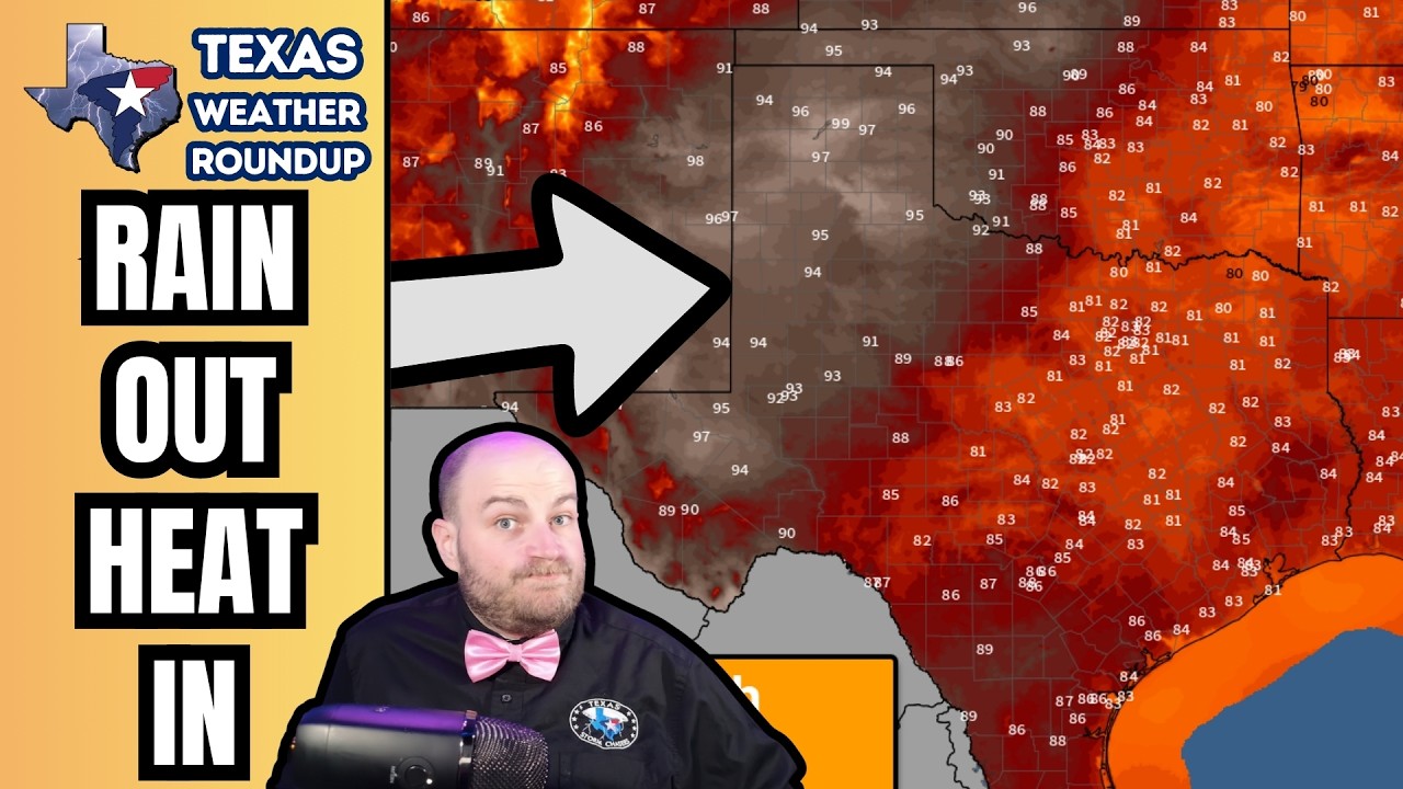 Texas Rain Ends, Heat Builds, Storm Chances Return This Weekend - YouTube