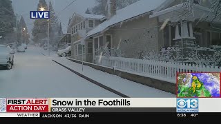 Grass Valley snow