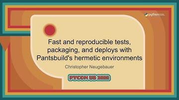 Talk - Christopher Neugebauer: Fast and reproducible tests, packaging, and deploys with...