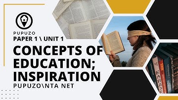 CONCEPTS OF EDUCATION : UGC NTA NET/JRF PAPER 1: Crash Course for Exam Success