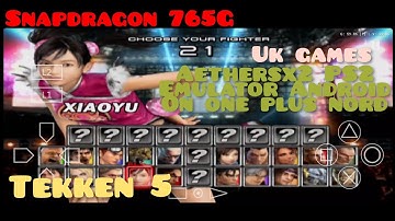 Tekken 5 on Oneplus Nord | Aethersx2 PS2 Emulator Android Snapdragon 765G | Gameplay Part-2
