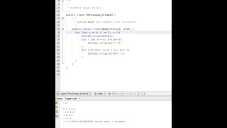 Membuat Piramid Segitiga Di Pemograman (Java) Menggunakan Perulanagn For