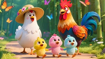 Đàn Gà Trong Sân - Con Gà Trống - Nhạc Thiếu Nhi Remix - Hoạt Hình Thiếu Nhi Vui Nhộn 4K