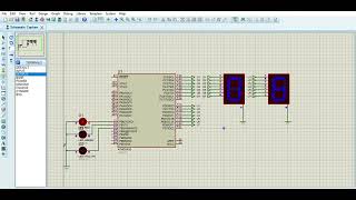 A traffic light system using an ATmega32 microcontroller a