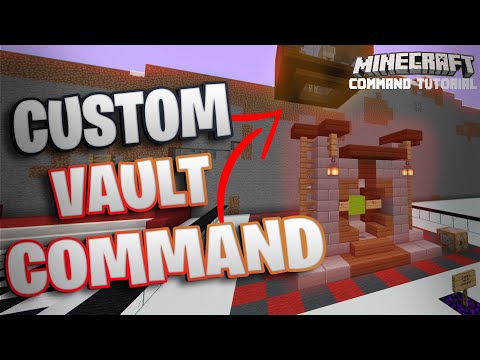 Minecraft: Custom VAULTS COMMAND For Servers! | PS4/Xbox Edition Command Tutorial