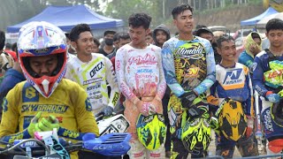 M Fauzi Begitu Bergairah Di Kelas Bebek Modif 130 Cc Senior.