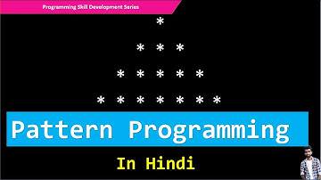 Pattern programming logic in C++ in HINDI  Part - 01 || Programming Skill Development Series