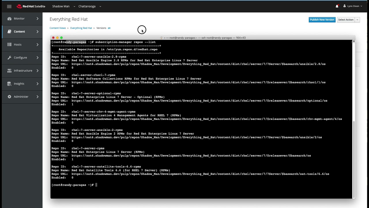 Adding a Repository to a Content View in Satellite 6