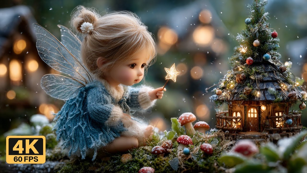 Christmas Fairy Village🎄 | The Secret World  That Builds Christmas | AI Fantasy Art 