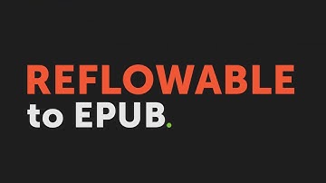 Reflowable EPUB3 from InDesign using CircularFLO