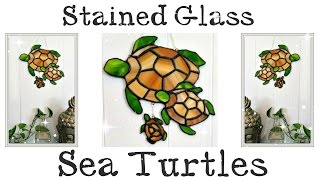 Sweet Little Family of Sea Turtles