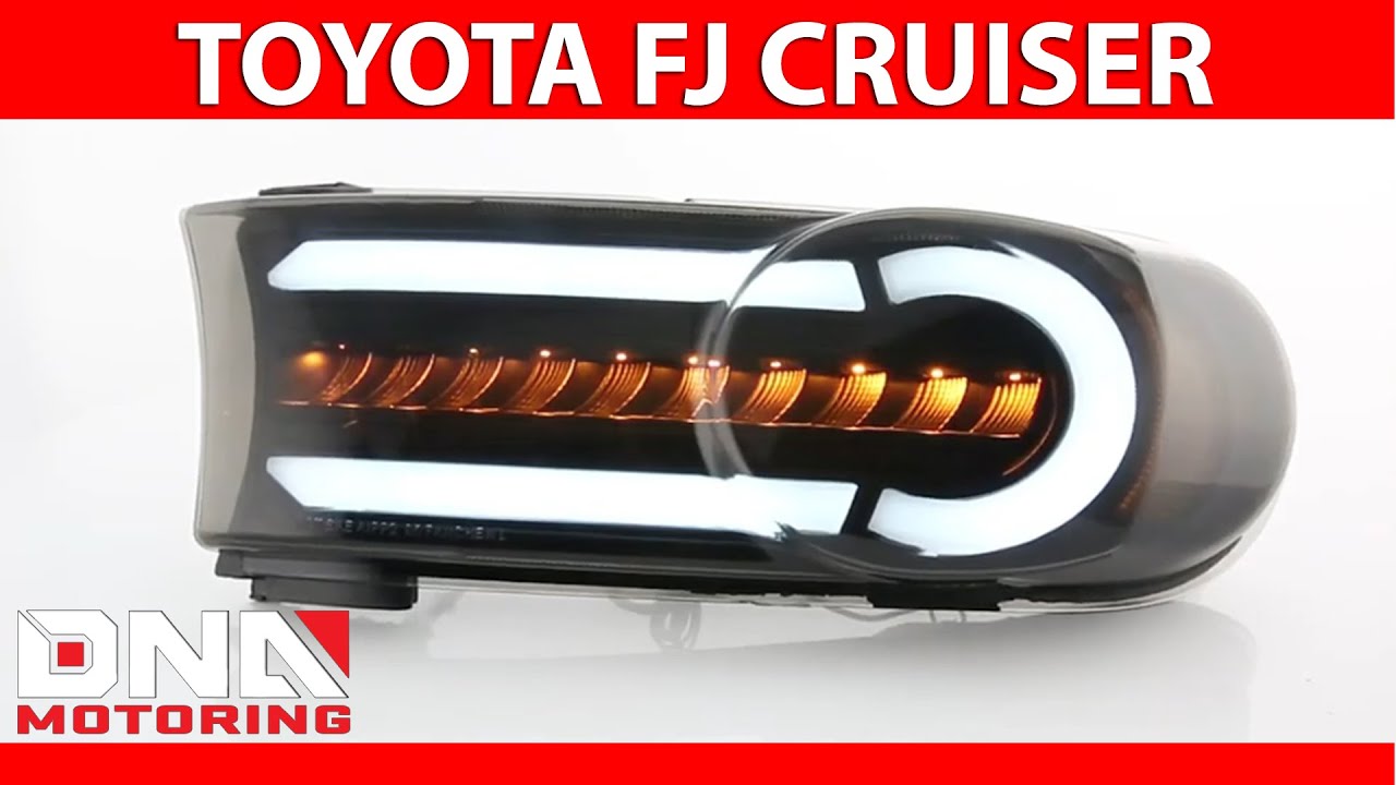 DNA Motoring 0714 Toyota FJ Cruiser Black Smoked Amber Bumper Lights