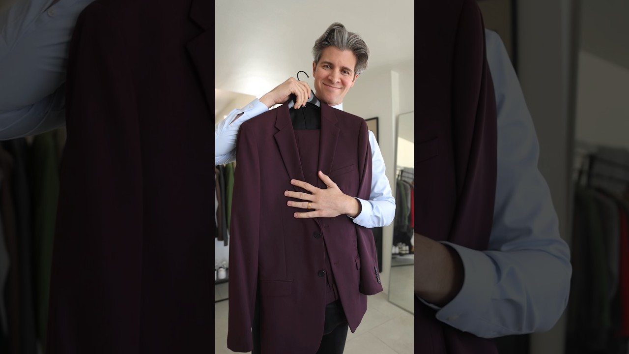Will a Plum Suit with Light Blue Accents Work?!?