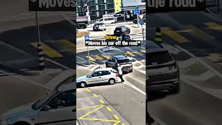 Road Raging Grandpa Hits Drivers Car Window