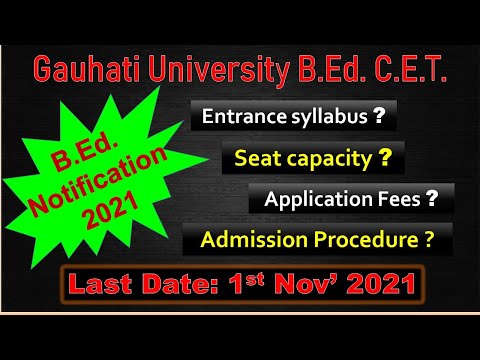 Gauhati University B.Ed.