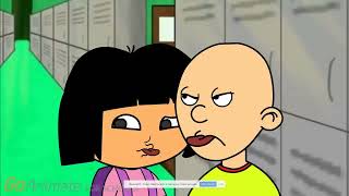 Caillou Asks Dora Out On Valentines Day And Gets Grounded