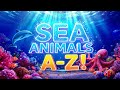 Under the Sea: A-Z Sea Animals Song For Kids | ABC Song | Alphabet | Nursery Rhymes | Kidsy Bitsy