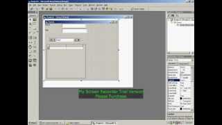 how to make add,modify,delete and modify button in table in vb 6.0