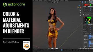 Famous Adjust Colors and Materials in Blender to Create Unlimited Rigged Characters | ActorCore Asset Store Wealth