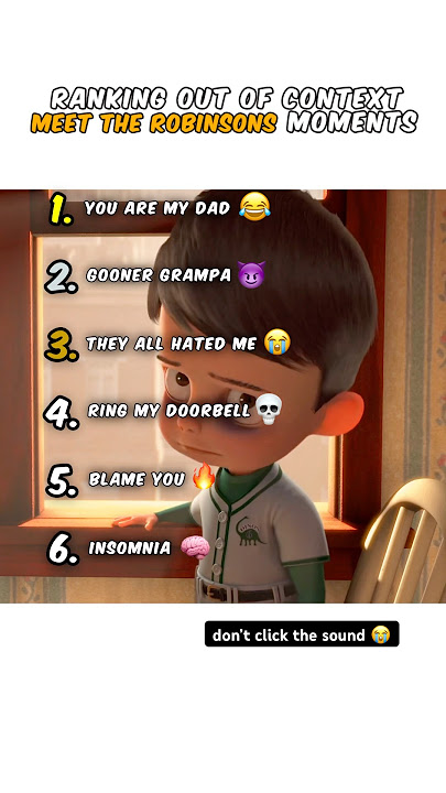 Ranking Meet The Robinsons Moments 😭