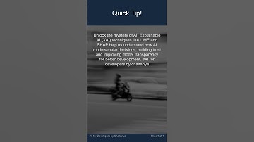 Unlock the mystery of AI! Explainable AI (XAI) techniques like LIME and SHAP help us under #Shorts