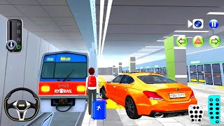 Car to Subway Metro Train Travelling Experience 🚗➡️🚇 3D Driving Class 2026 - Car Game screenshot 5