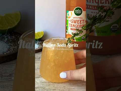 How To Make An Italian Soda Spritz!