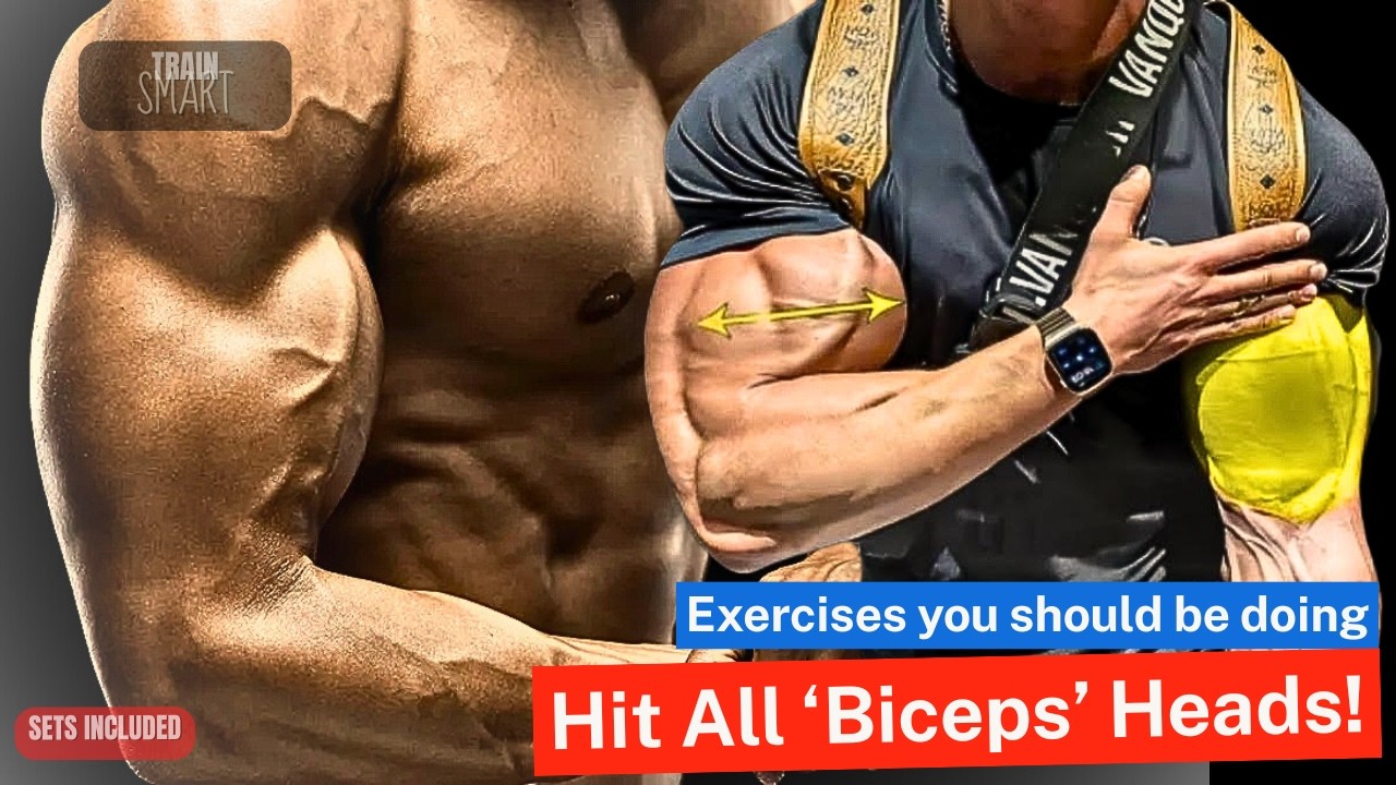 The Only 4 Exercises You Need - For Bigger ARMS _ FAST RESULTS #armsworkout #biceps #fitnesstips