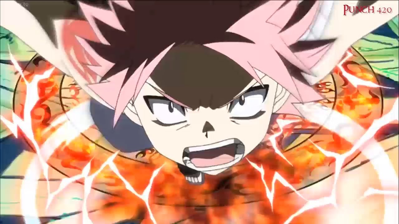 Fairy Tail Best Moments Compilation 1 フェアリーテイル Hd Natsu Exterminate Salamander Youtube