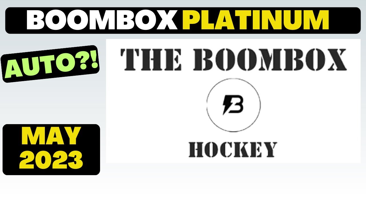 BOOMBOX PLATINUM HOCKEY!! May 2023. upperdeckhockey hockeyboxbreaks 
