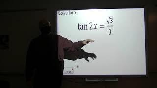 Solving Trig Equations Example #6