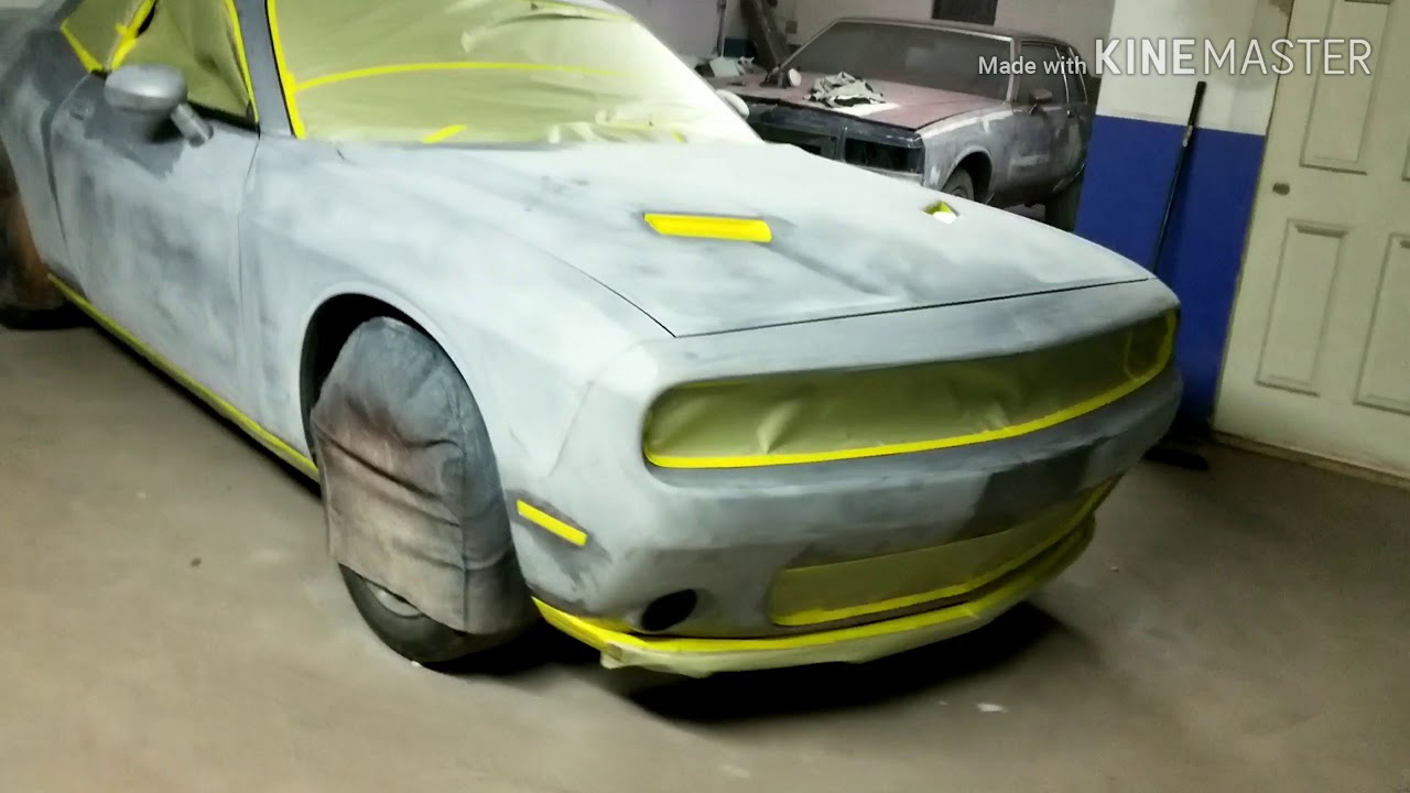 2017 Dodge challenger Matt blue paint job YouTube